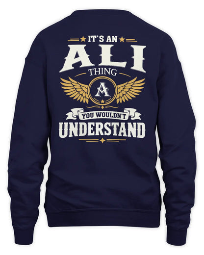 ALI KT06-M008 It’s a [NAME] Thing – You Wouldn’t Understand | Personalized Vintage T-Shirt - Unisex Sweatshirt - Navy