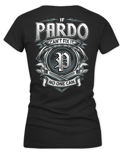 PARDO AP81-K4-626 - Personalized Ahmed Quote Apparel “If Ahmed Can't Fix It, No One Can” - Women's V-Neck T-Shirt - Black