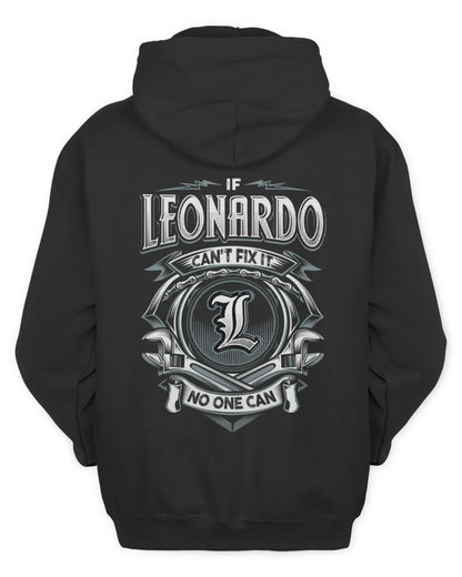 LEONARDO AP81-K4-626 - Personalized Ahmed Quote Apparel “If Ahmed Can't Fix It, No One Can” - Unisex Hoodie - Black