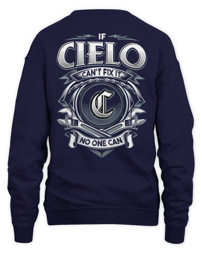 CIELO AP81-K4-626 - Personalized Ahmed Quote Apparel “If Ahmed Can't Fix It, No One Can” - Unisex Sweatshirt - Navy