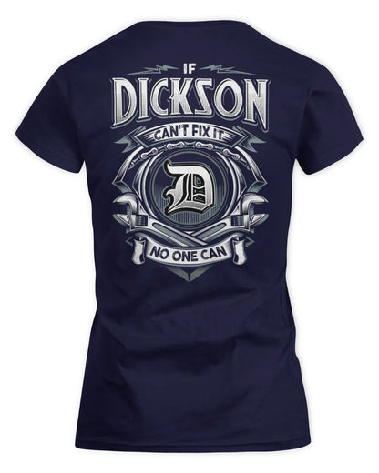 DICKSON AP81-K4-626 - Personalized Ahmed Quote Apparel “If Ahmed Can't Fix It, No One Can” - Women's Standard T-Shirt - Navy
