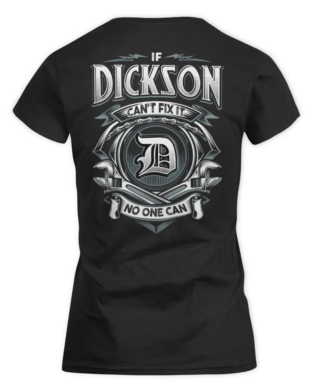 DICKSON AP81-K4-626 - Personalized Ahmed Quote Apparel “If Ahmed Can't Fix It, No One Can” - Women's Standard T-Shirt - Black