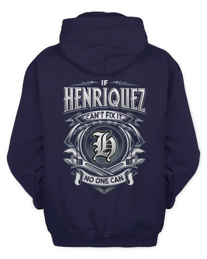 HENRIQUEZ AP81-K4-626 - Personalized Ahmed Quote Apparel “If Ahmed Can't Fix It, No One Can” - Unisex Hoodie - Navy
