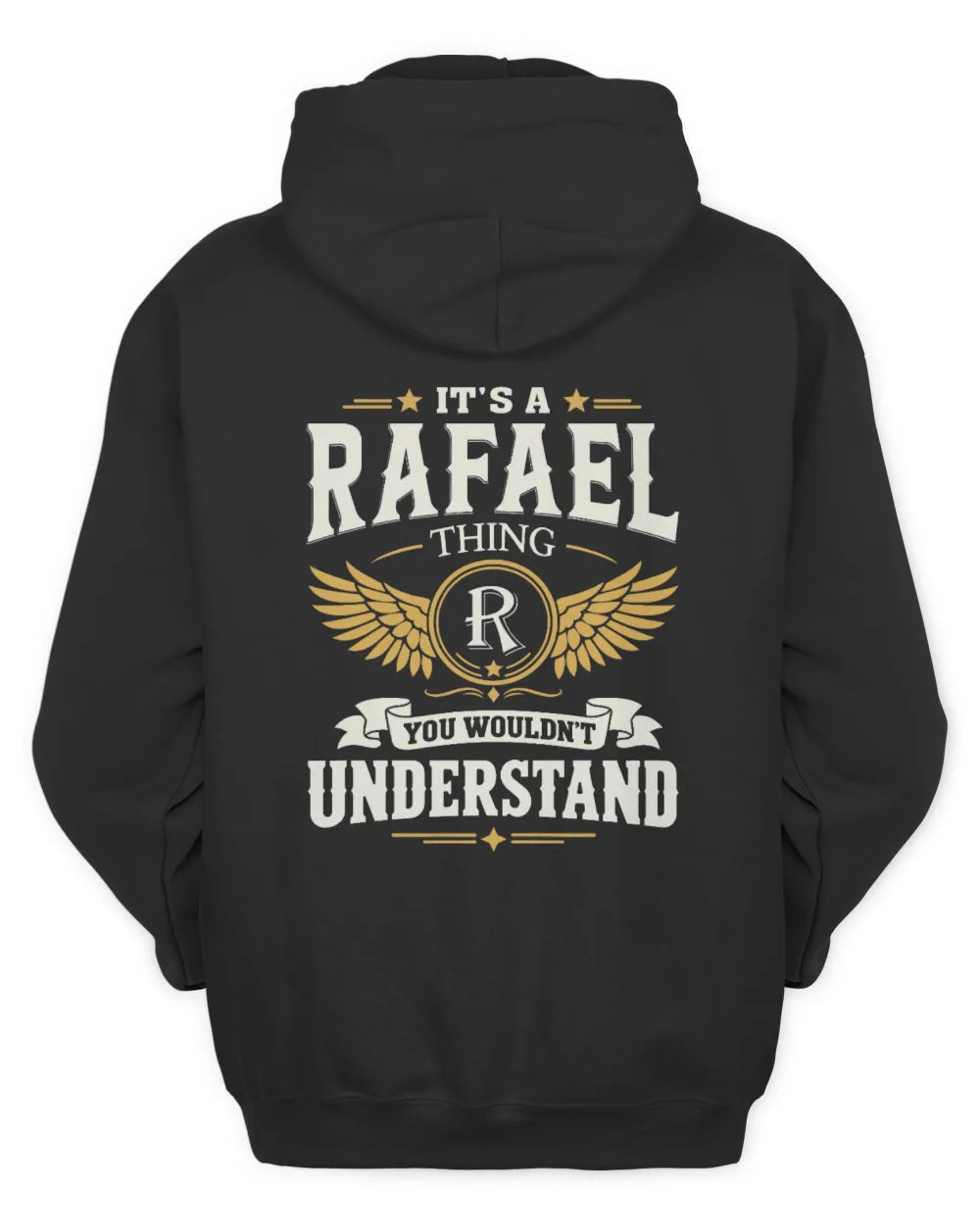 RAFAEL KT06-M008 It’s a [NAME] Thing – You Wouldn’t Understand | Personalized Vintage T-Shirt - Unisex Hoodie - Black
