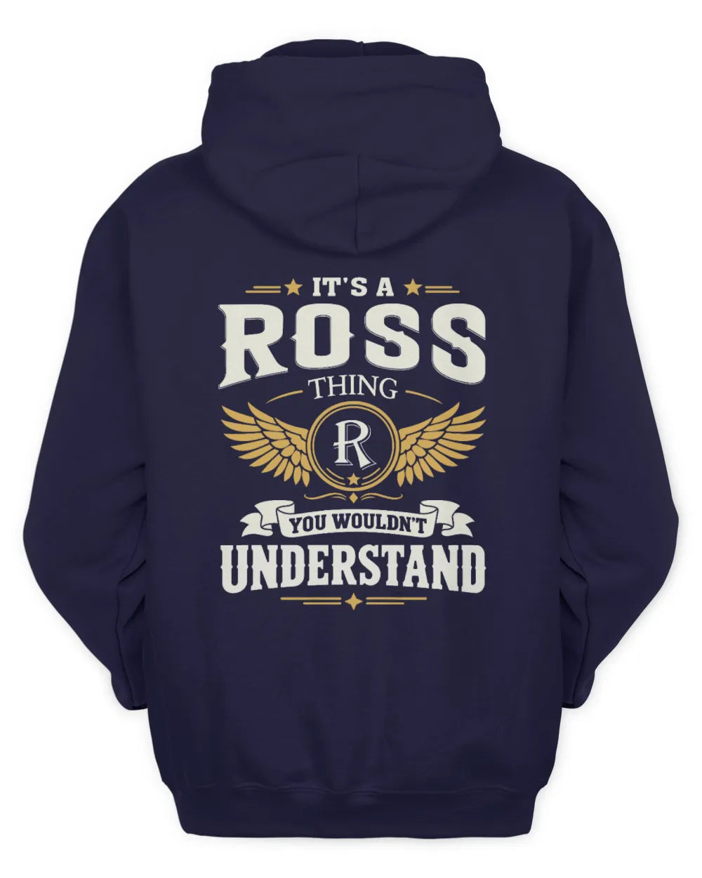 ROSS KT06-M008 It’s a [NAME] Thing – You Wouldn’t Understand | Personalized Vintage T-Shirt - Unisex Hoodie - Navy