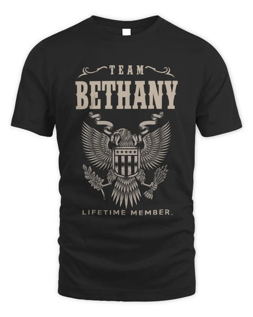 BETHANY TP06-K82 – Personalized Classic Style Apparel “Team NAME Lifetime Member”