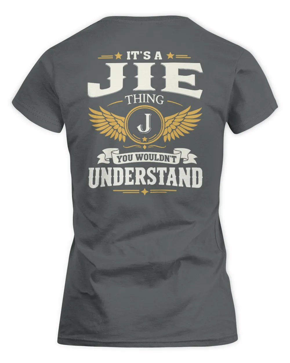 JIE KT06-M008 It’s a [NAME] Thing – You Wouldn’t Understand | Personalized Vintage T-Shirt - Women's Standard T-Shirt - Charcoal