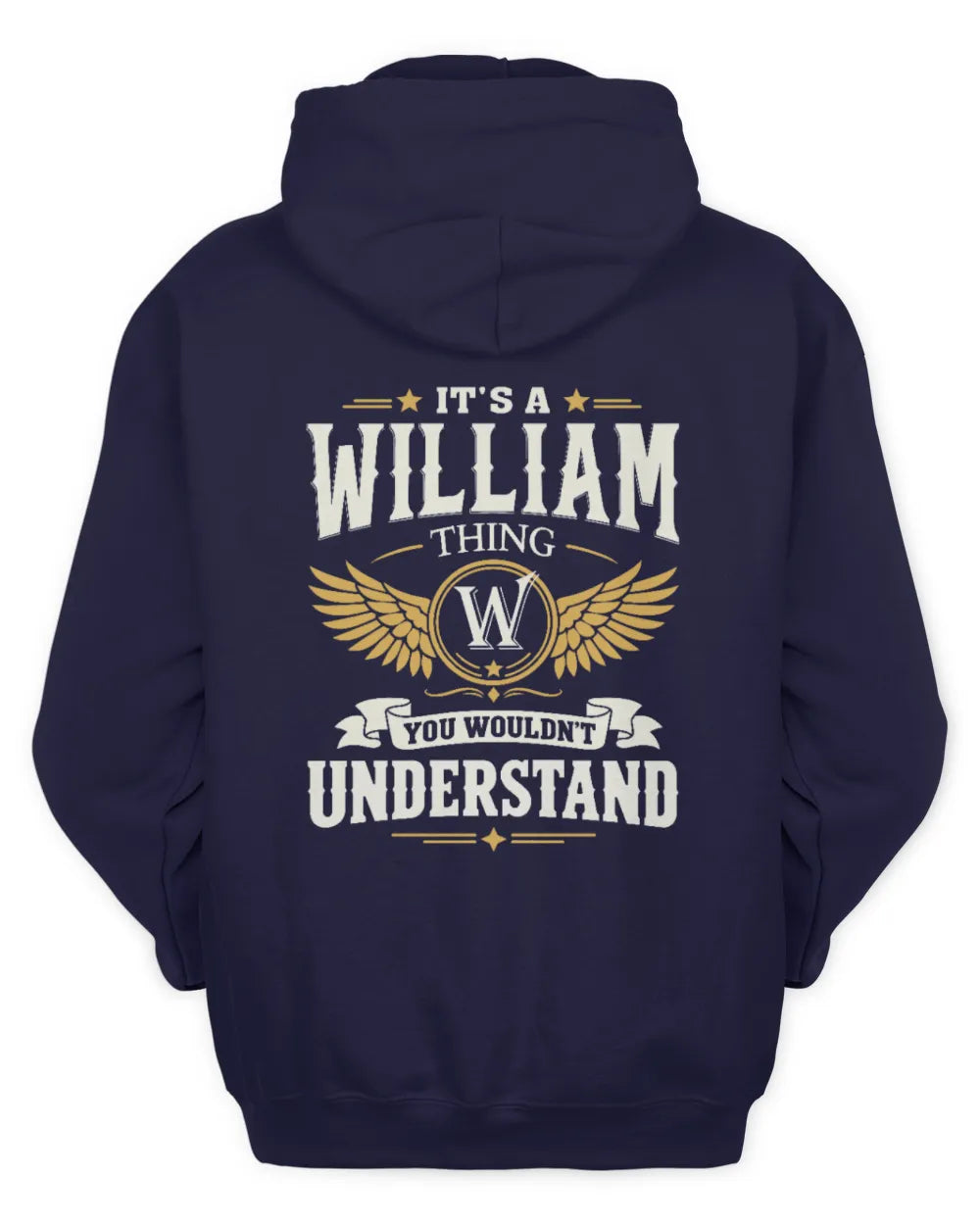 WILLIAM KT06-M008 It’s a [NAME] Thing – You Wouldn’t Understand | Personalized Vintage T-Shirt - Unisex Hoodie - Navy
