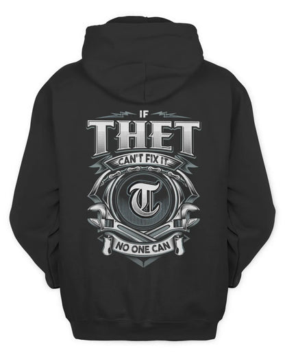THET AP81-K4-626 - Personalized Ahmed Quote Apparel “If Ahmed Can't Fix It, No One Can” - Unisex Hoodie - Black