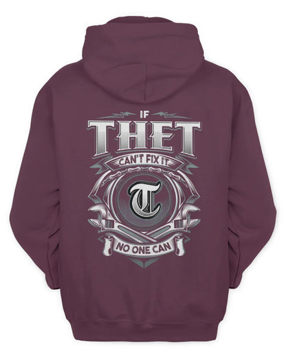 THET AP81-K4-626 - Personalized Ahmed Quote Apparel “If Ahmed Can't Fix It, No One Can” - Unisex Hoodie - Maroon