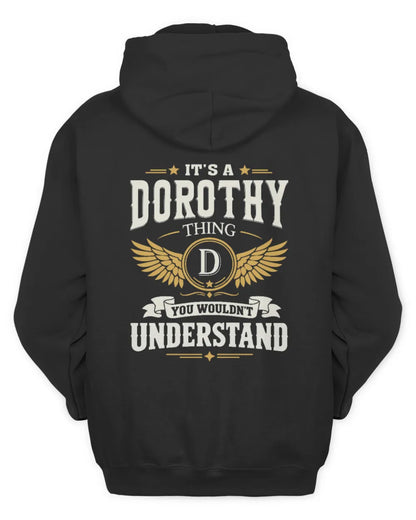 DOROTHY KT06-M008 It’s a [NAME] Thing – You Wouldn’t Understand | Personalized Vintage T-Shirt - Unisex Hoodie - Black