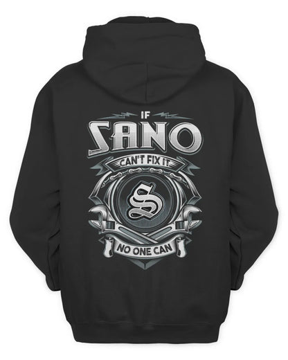 SANO AP81-K4-626 - Personalized Ahmed Quote Apparel “If Ahmed Can't Fix It, No One Can” - Unisex Hoodie - Black