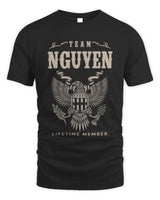 NGUYEN TP06-K82 – Personalized Classic Style Apparel “Team NAME Lifetime Member” - Unisex Standard T-Shirt - Black