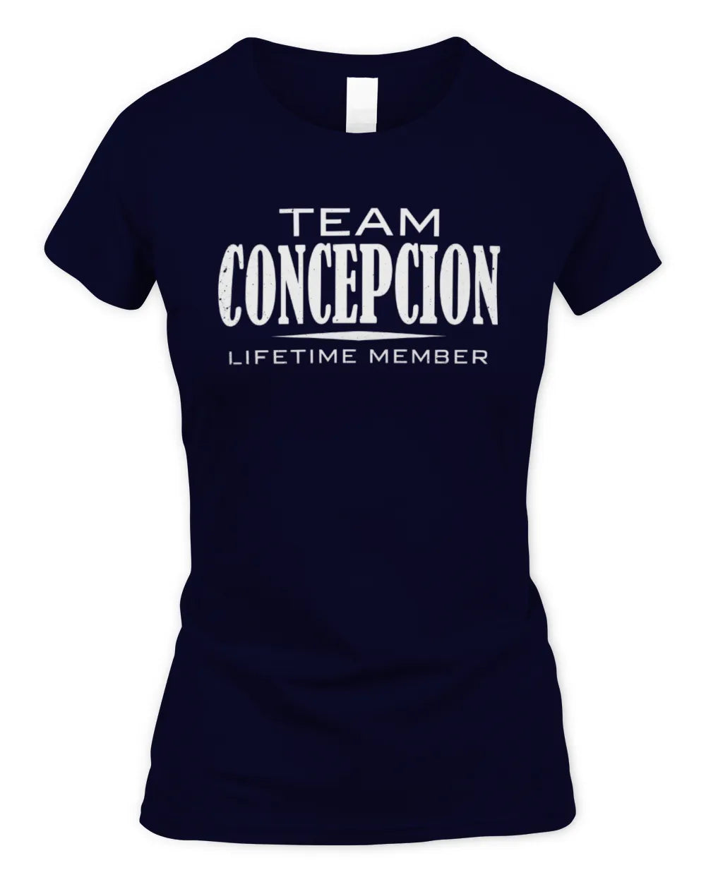 CONCEPCION BL62-K4-128 - Personalized “Team AARON Lifetime Member” - Women's Standard T-Shirt - Navy