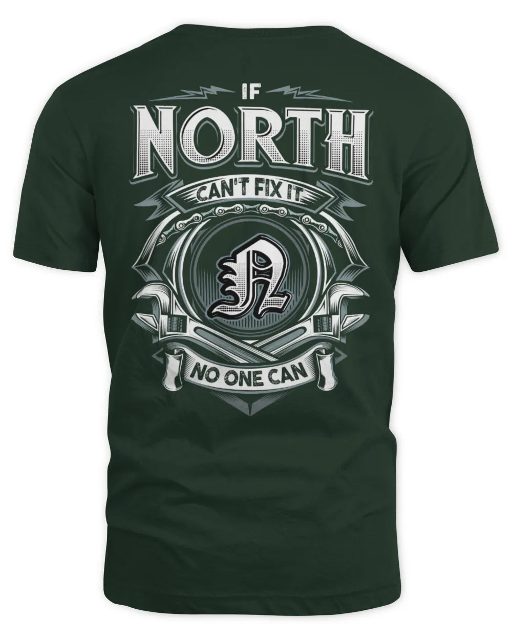 NORTH AP81-K4-626 - Personalized Ahmed Quote Apparel “If Ahmed Can't Fix It, No One Can” - Unisex Standard T-Shirt - Forest Green