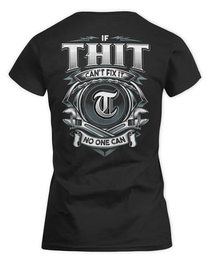 THIT AP81-K4-626 - Personalized Ahmed Quote Apparel “If Ahmed Can't Fix It, No One Can” - Women's Standard T-Shirt - Black