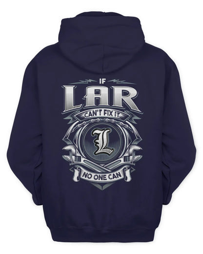 LAR AP81-K4-626 - Personalized Ahmed Quote Apparel “If Ahmed Can't Fix It, No One Can” - Unisex Hoodie - Navy