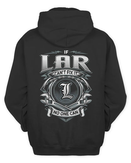 LAR AP81-K4-626 - Personalized Ahmed Quote Apparel “If Ahmed Can't Fix It, No One Can” - Unisex Hoodie - Black