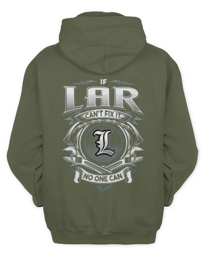 LAR AP81-K4-626 - Personalized Ahmed Quote Apparel “If Ahmed Can't Fix It, No One Can” - Unisex Hoodie - Military Green