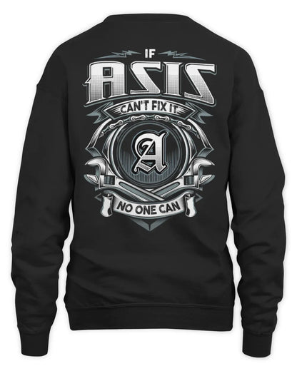 ASIS AP81-K4-626 - Personalized Ahmed Quote Apparel “If Ahmed Can't Fix It, No One Can” - Unisex Sweatshirt - Black