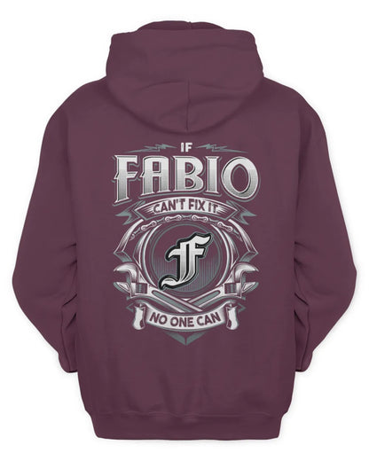 FABIO AP81-K4-626 - Personalized Ahmed Quote Apparel “If Ahmed Can't Fix It, No One Can” - Unisex Hoodie - Maroon