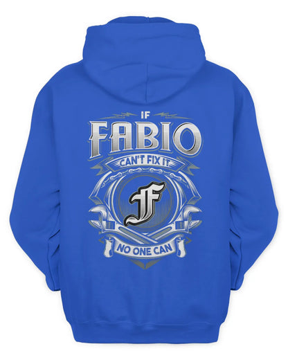 FABIO AP81-K4-626 - Personalized Ahmed Quote Apparel “If Ahmed Can't Fix It, No One Can” - Unisex Hoodie - Royal