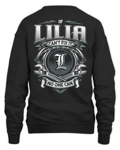 LILIA AP81-K4-626 - Personalized Ahmed Quote Apparel “If Ahmed Can't Fix It, No One Can” - Unisex Sweatshirt - Black