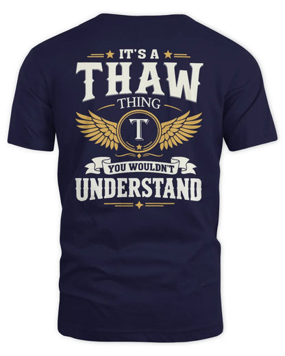 THAW KT06-M008 It’s a [NAME] Thing – You Wouldn’t Understand | Personalized Vintage T-Shirt - Unisex Standard T-Shirt - Navy