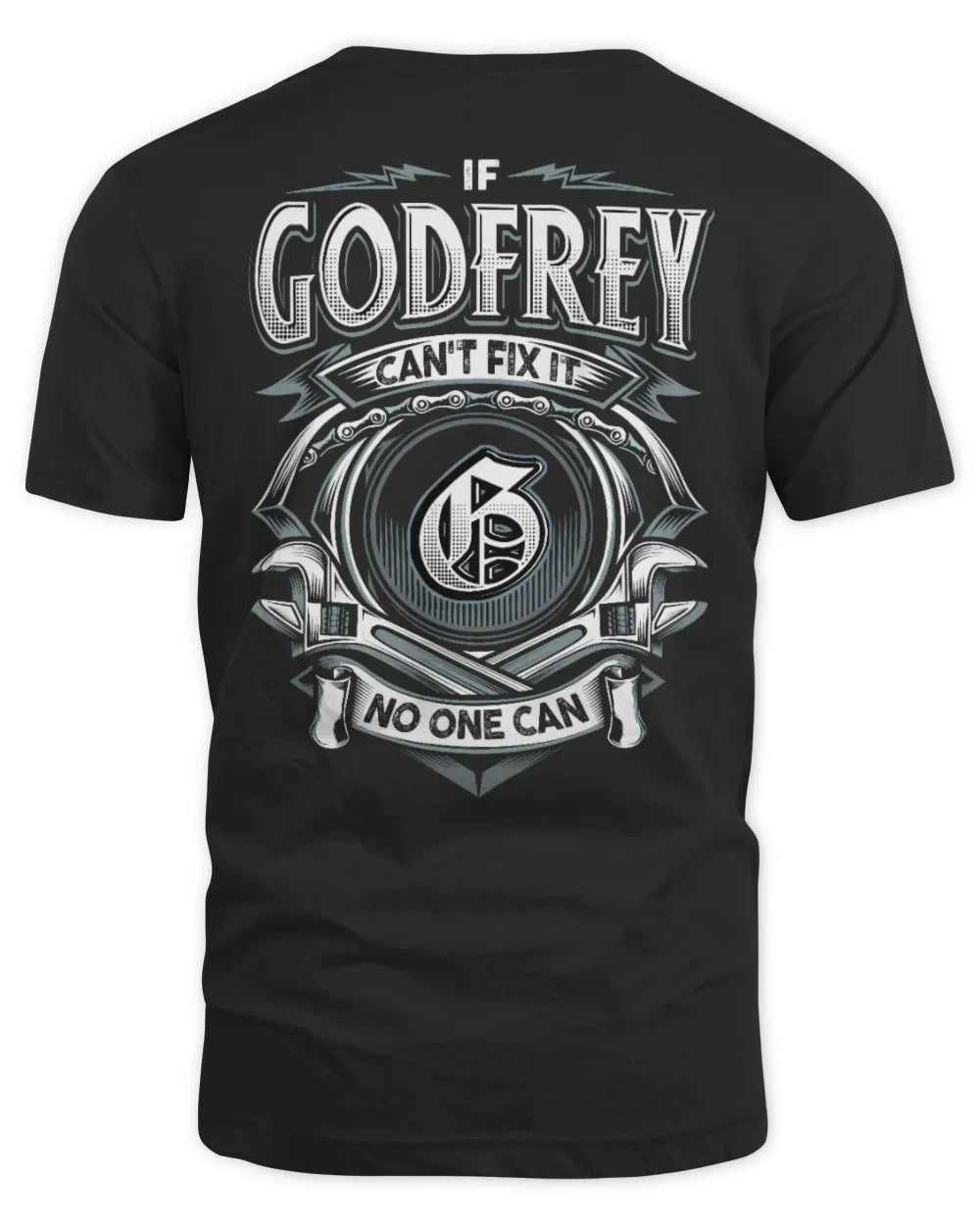 GODFREY AP81-K4-626 - Personalized Ahmed Quote Apparel “If Ahmed Can't Fix It, No One Can” - Unisex Standard T-Shirt - Black
