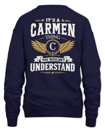 CARMEN KT06-M008 It’s a [NAME] Thing – You Wouldn’t Understand | Personalized Vintage T-Shirt - Unisex Sweatshirt - Navy