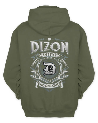 DIZON AP81-K4-626 - Personalized Ahmed Quote Apparel “If Ahmed Can't Fix It, No One Can” - Unisex Hoodie - Military Green