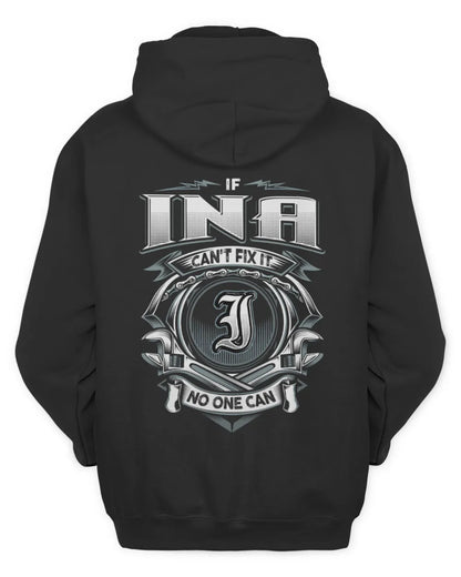 INA AP81-K4-626 - Personalized Ahmed Quote Apparel “If Ahmed Can't Fix It, No One Can” - Unisex Hoodie - Black