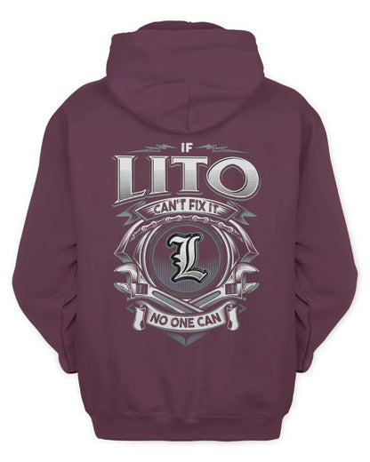 LITO AP81-K4-626 - Personalized Ahmed Quote Apparel “If Ahmed Can't Fix It, No One Can” - Unisex Hoodie - Maroon