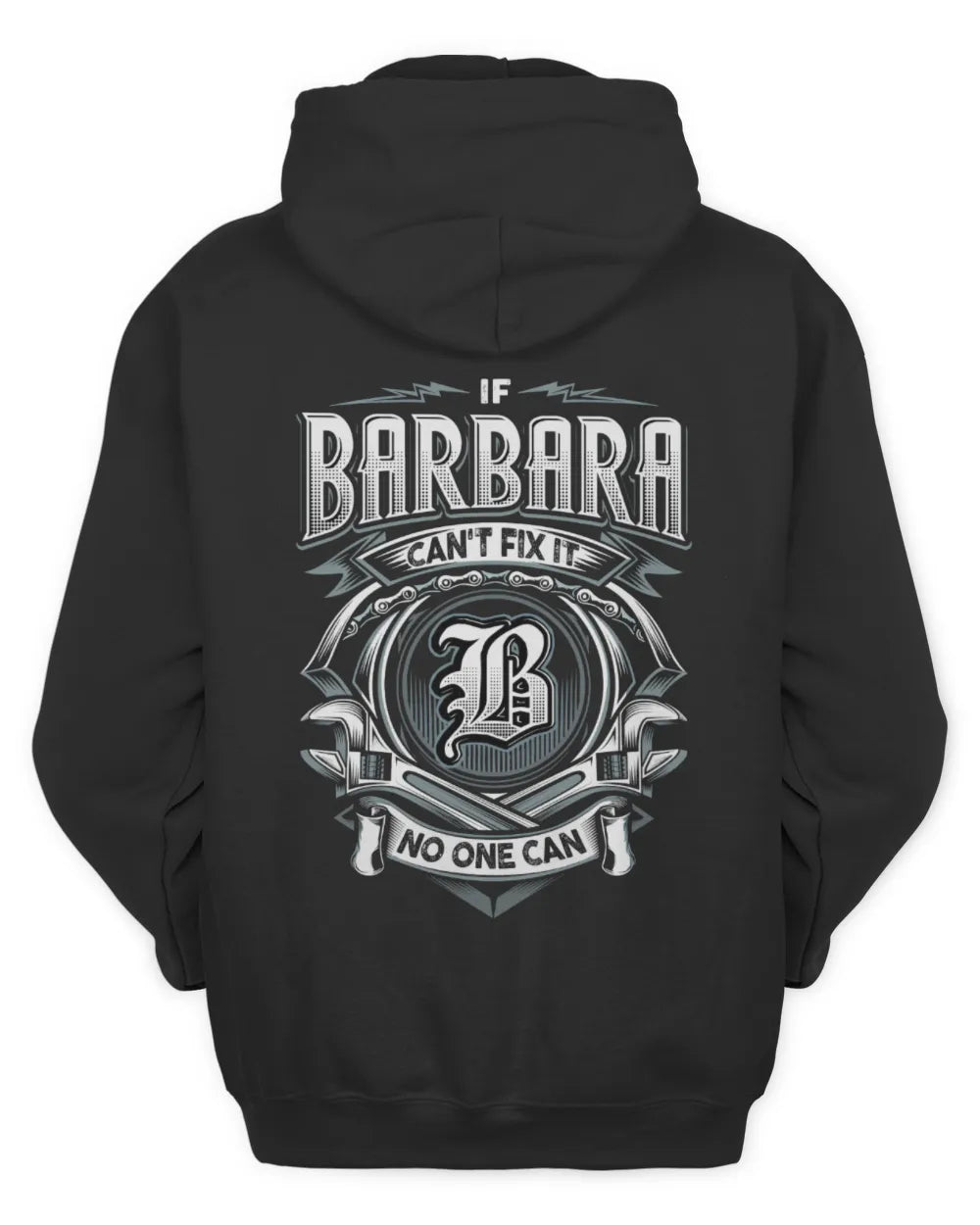 BARBARA AP81-K4-626 - Personalized Ahmed Quote Apparel “If Ahmed Can't Fix It, No One Can” - Unisex Hoodie - Black