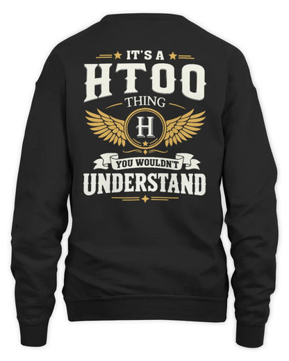 HTOO KT06-M008 It’s a [NAME] Thing – You Wouldn’t Understand | Personalized Vintage T-Shirt - Unisex Sweatshirt - Black