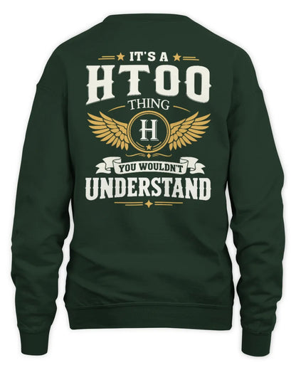 HTOO KT06-M008 It’s a [NAME] Thing – You Wouldn’t Understand | Personalized Vintage T-Shirt - Unisex Sweatshirt - Forest Green