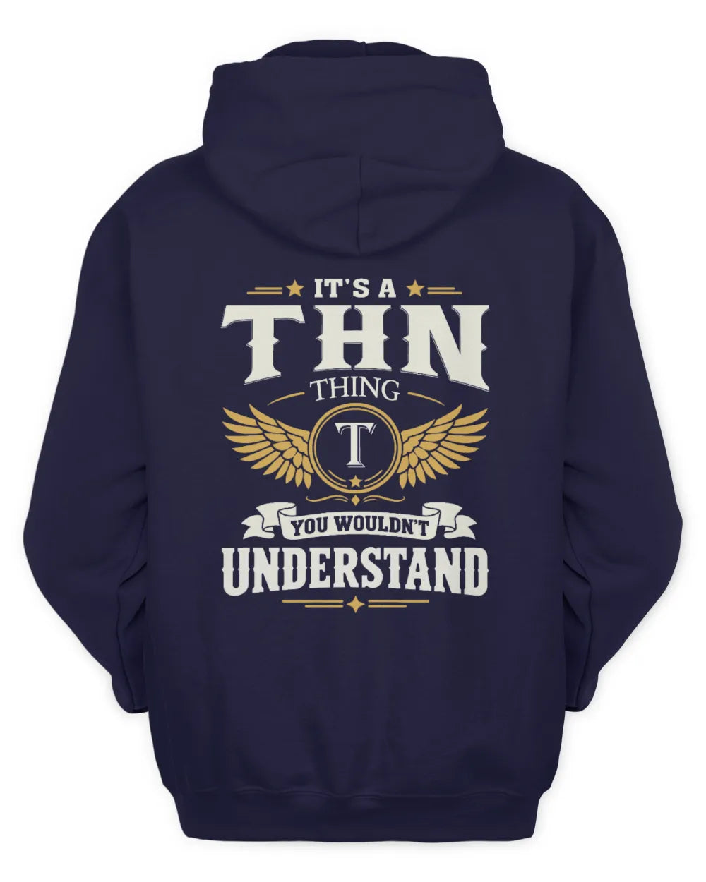 THN KT06-M008 It’s a [NAME] Thing – You Wouldn’t Understand | Personalized Vintage T-Shirt - Unisex Hoodie - Navy