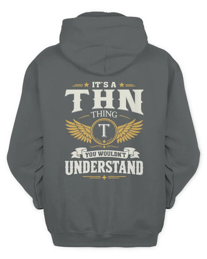 THN KT06-M008 It’s a [NAME] Thing – You Wouldn’t Understand | Personalized Vintage T-Shirt - Unisex Hoodie - Charcoal