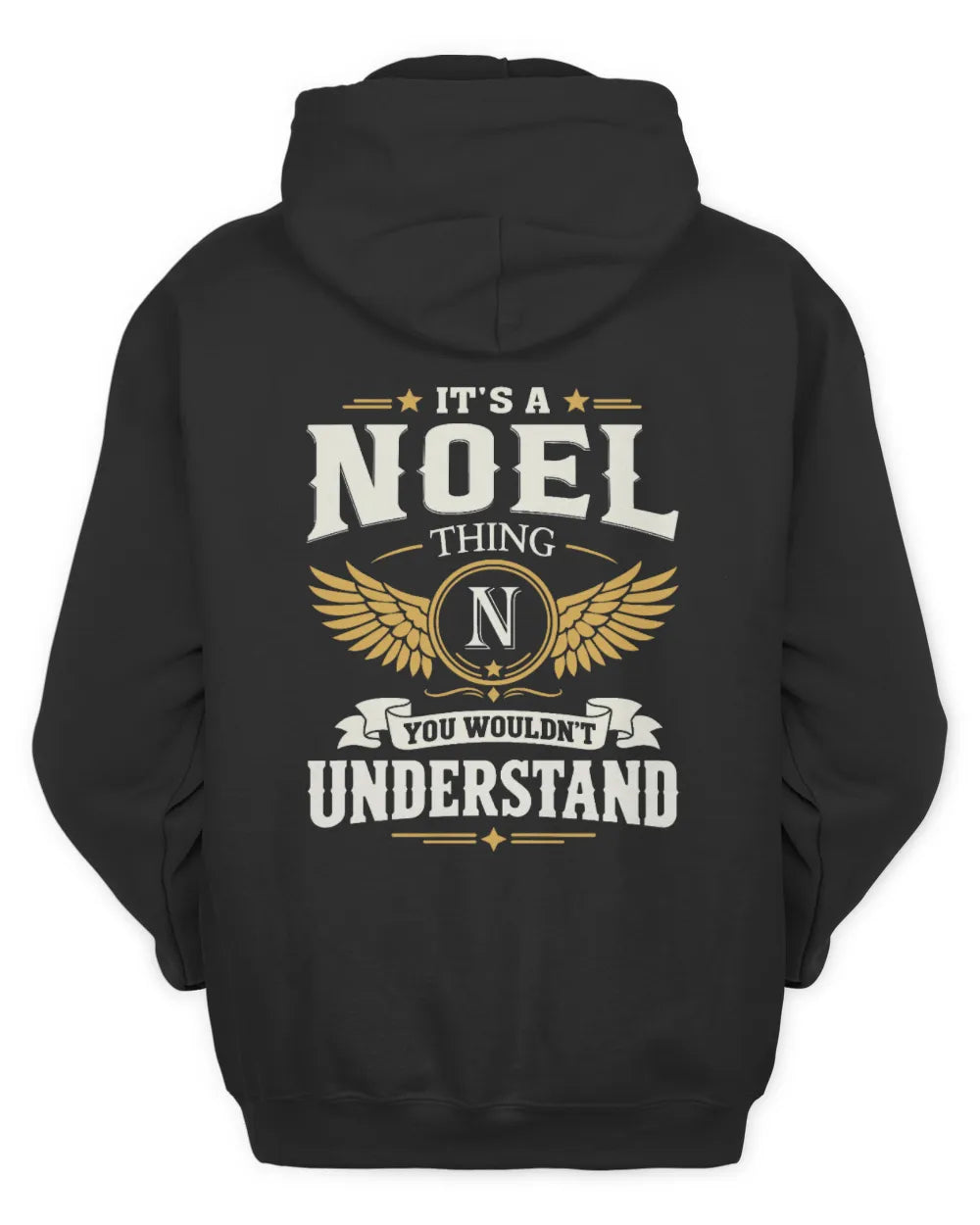 NOEL KT06-M008 It’s a [NAME] Thing – You Wouldn’t Understand | Personalized Vintage T-Shirt - Unisex Hoodie - Black
