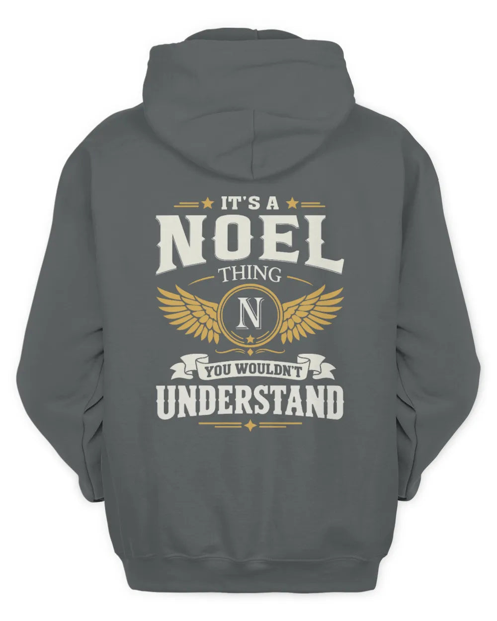 NOEL KT06-M008 It’s a [NAME] Thing – You Wouldn’t Understand | Personalized Vintage T-Shirt - Unisex Hoodie - Charcoal