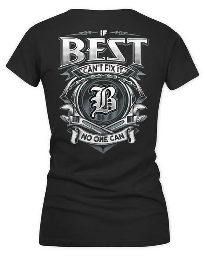 BEST AP81-K4-626 - Personalized Ahmed Quote Apparel “If Ahmed Can't Fix It, No One Can” - Women's V-Neck T-Shirt - Black