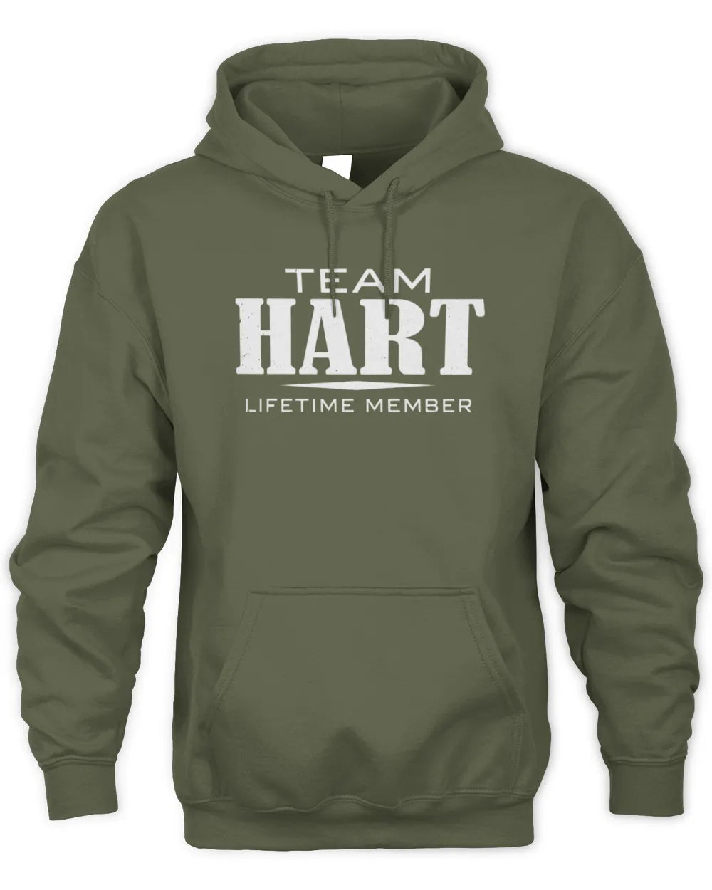 HART BL62-K4-128 - Personalized “Team NAME Lifetime Member” - Unisex Hoodie - Military Green