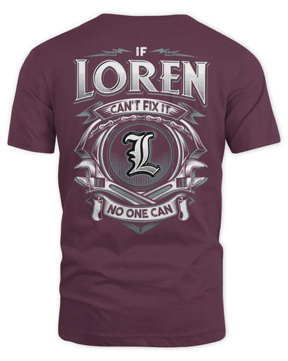 LOREN AP81-K4-626 - Personalized Ahmed Quote Apparel “If Ahmed Can't Fix It, No One Can” - Unisex Standard T-Shirt - Maroon