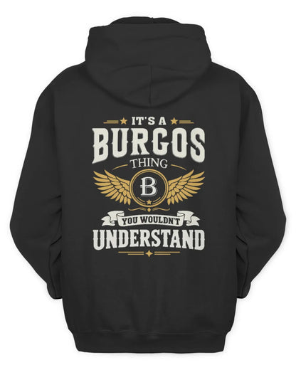 BURGOS KT06-M008 It’s a [NAME] Thing – You Wouldn’t Understand | Personalized Vintage T-Shirt - Unisex Hoodie - Black