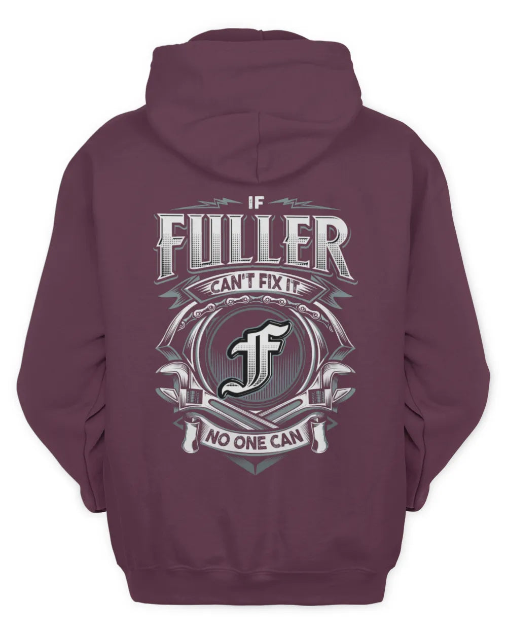 FULLER AP81-K4-626 - Personalized Ahmed Quote Apparel “If Ahmed Can't Fix It, No One Can” - Unisex Hoodie - Maroon