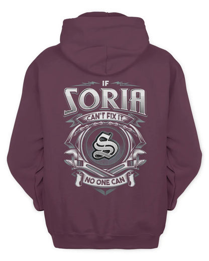 SORIA AP81-K4-626 - Personalized Ahmed Quote Apparel “If Ahmed Can't Fix It, No One Can” - Unisex Hoodie - Maroon