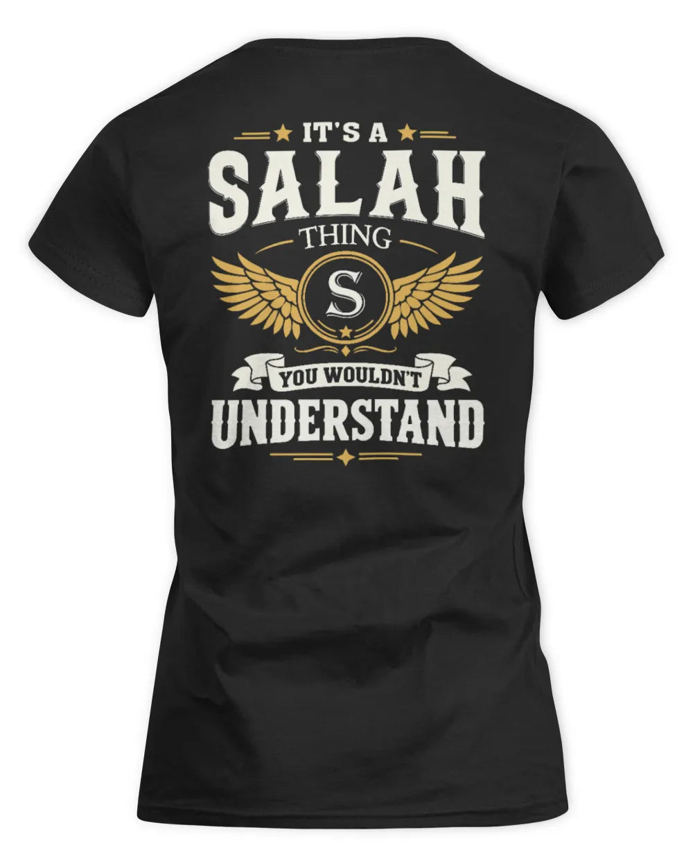 SALAH KT06-M008 It’s a [NAME] Thing – You Wouldn’t Understand | Personalized Vintage T-Shirt - Women's Standard T-Shirt - Black