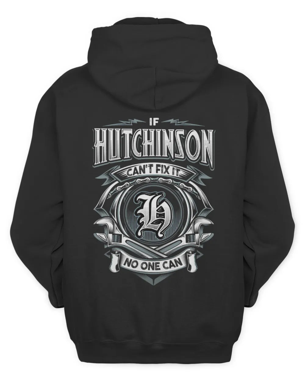 HUTCHINSON AP81-K4-626 - Personalized Ahmed Quote Apparel “If Ahmed Can't Fix It, No One Can” - Unisex Hoodie - Black