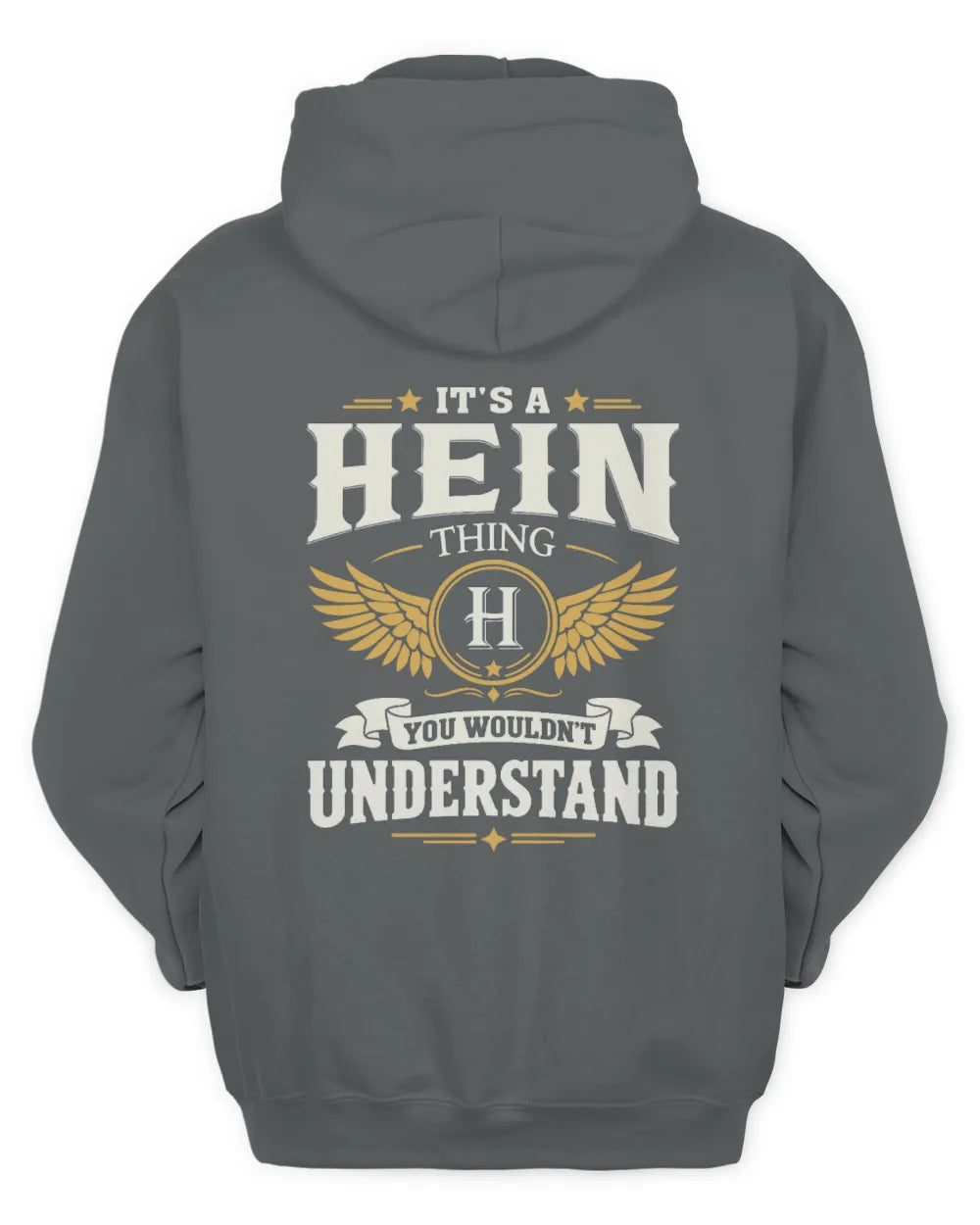 HEIN KT06-M008 It’s a [NAME] Thing – You Wouldn’t Understand | Personalized Vintage T-Shirt - Unisex Hoodie - Charcoal