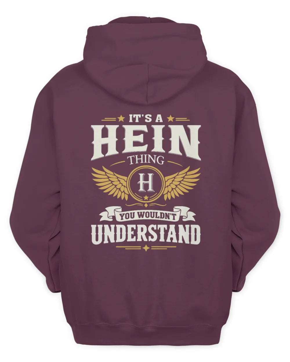 HEIN KT06-M008 It’s a [NAME] Thing – You Wouldn’t Understand | Personalized Vintage T-Shirt - Unisex Hoodie - Maroon